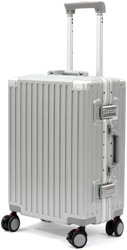 Carry On Luggage 22x14x9 Airline Approved  Zipperless Luggage Carry On  Hard Shell Suitcases with TSA Lock  Lightweight Carry On Suitcases with Aluminum Frame  black  20inch 