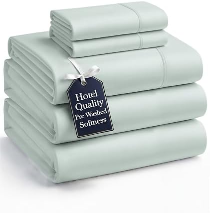 Casa Platino Bedding Sheets and Pillowcases  Pre Washed Ultra Soft & Breathable Full Bed Sheets Set  Hydro Brushed Microfiber Cooling Full Size Sheet Set  Deep Pockets   Sepia Rose