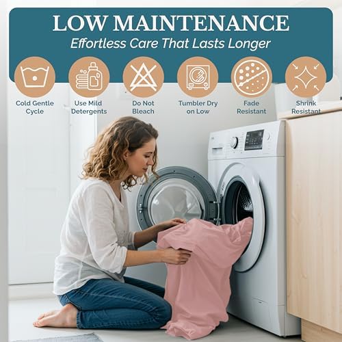 Casa Platino Bedding Sheets and Pillowcases  Pre Washed Ultra Soft & Breathable Full Bed Sheets Set  Hydro Brushed Microfiber Cooling Full Size Sheet Set  Deep Pockets   Sepia Rose