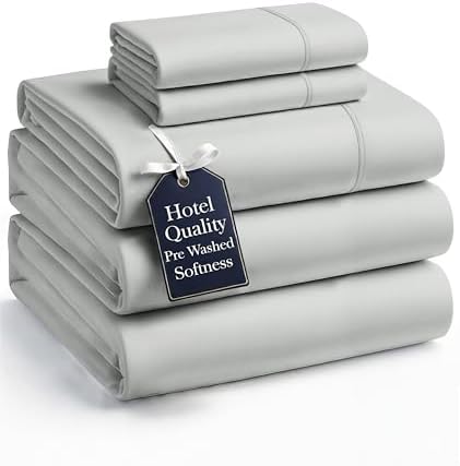 Casa Platino Bedding Sheets and Pillowcases  Pre Washed Ultra Soft & Breathable Full Bed Sheets Set  Hydro Brushed Microfiber Cooling Full Size Sheet Set  Deep Pockets   Sepia Rose