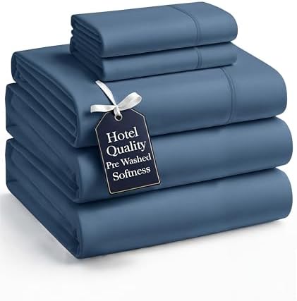 Casa Platino Bedding Sheets and Pillowcases  Pre Washed Ultra Soft & Breathable Full Bed Sheets Set  Hydro Brushed Microfiber Cooling Full Size Sheet Set  Deep Pockets   Sepia Rose