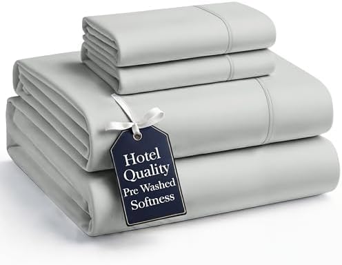 Casa Platino Bedding Sheets and Pillowcases  Pre Washed Ultra Soft & Breathable Full Bed Sheets Set  Hydro Brushed Microfiber Cooling Full Size Sheet Set  Deep Pockets   Sepia Rose