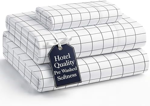 Casa Platino Bedding Sheets and Pillowcases  Pre Washed Ultra Soft & Breathable Full Bed Sheets Set  Hydro Brushed Microfiber Cooling Full Size Sheet Set  Deep Pockets   Sepia Rose