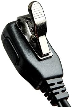 Case of 10  Retevis Walkie Talkies Earpiece with Mic 2 Pin Acoustic Tube Headset  for RT22 RT21 RT68 H777  Compatible with Pxton Baofeng BF 888S BF T26 Kenwood walkie talkie  Two Way Radio Earpiece