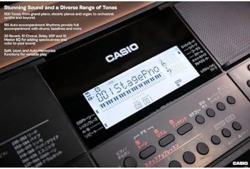 Casio CT X700   Portable 61 Key Keyboard   600 Tones  195 Rhythms  and AiX Sound Engine   Perfect for Any Musician