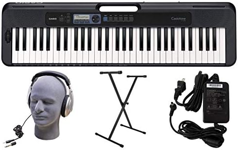 Casio Casiotone CT S300   Portable Keyboard   Touch Sensitive   400 Tones  77 Rhythms & Pitch Bend   Ideal for Music Creation Anytime  Anywhere