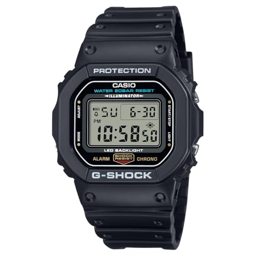 Casio G Shock Shock Resistant DW5600UE 1V Mens Water Resistant Black Resin Sport Watch