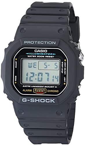Casio G Shock Shock Resistant DW5600UE 1V Mens Water Resistant Black Resin Sport Watch