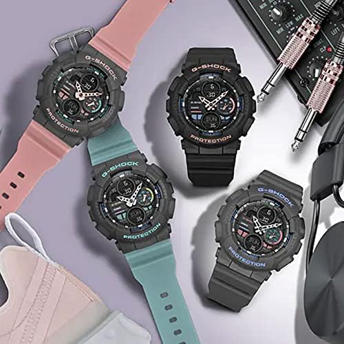 Casio Ladies G Shock S Series Pink Resin Band Watch GMAS140 4A