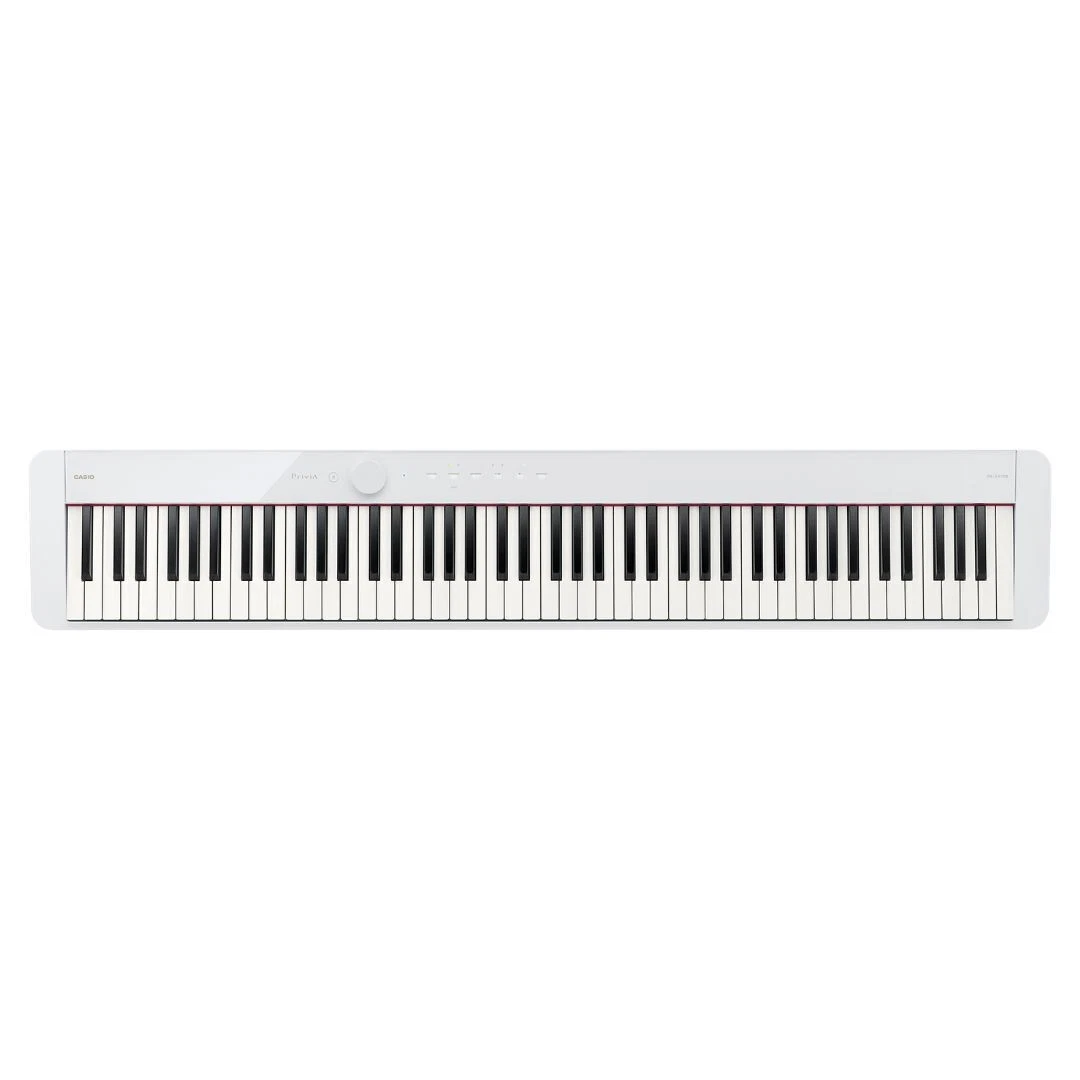 Casio Privia 88 Key Digital White Piano with Smart Scaled Hammer Action Keyboard