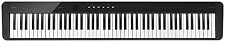 Casio Privia PX S1100   88 Key Touch Responsive Weighted Digital Piano   Ultra Portable   Superior Sound   German Grand Tone  Bluetooth  Casio Music Space App   Gloss White Finish