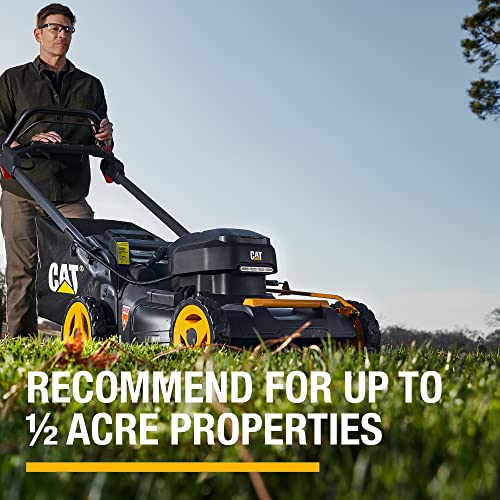 Cat DG670 60V 21" modos de corte inalámbrico 3 en 1, cortacésped sin escobillas con TorqLogic, batería y cargador incluidos