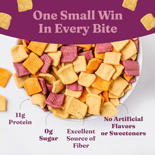 Catalina Crunch Protein Cereal   Sugar Free Breakfast Cereal with 11g of Protein   Gluten Free  Keto Friendly   Variety Pack 6 Flavors  Pack of 6    Packaging May Vary