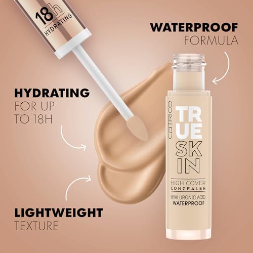 Catrice   True Skin High Cover Concealer  010   Cool Cashmere    Waterproof & Lightweight for Soft Matte Look   With Hyaluronic Acid & Lasts Up to 18 Hours   Vegan  Cruelty Free