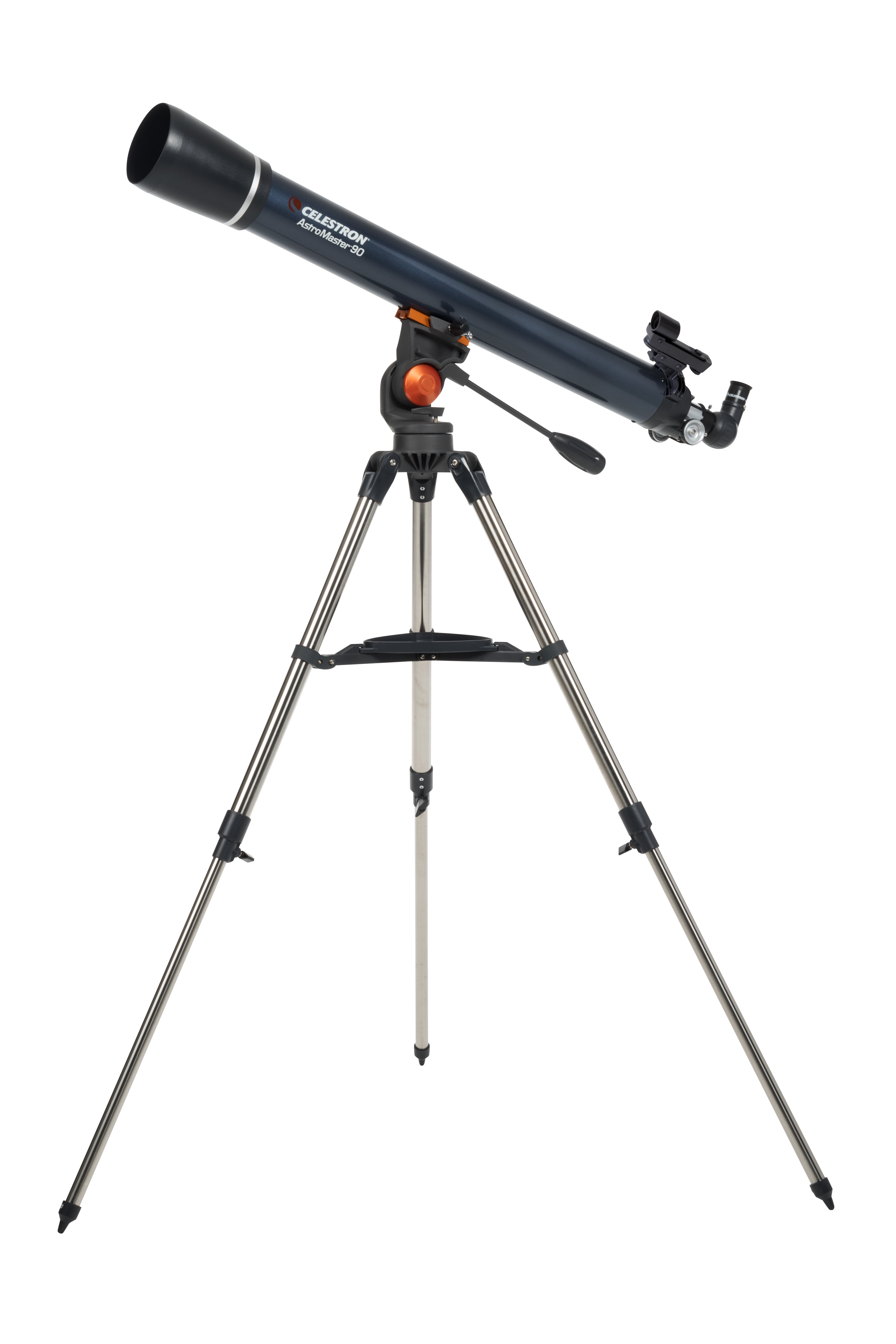Celestron AstroMaster 90AZ Telescope with Smartphone Adapter & Bluetooth Remote