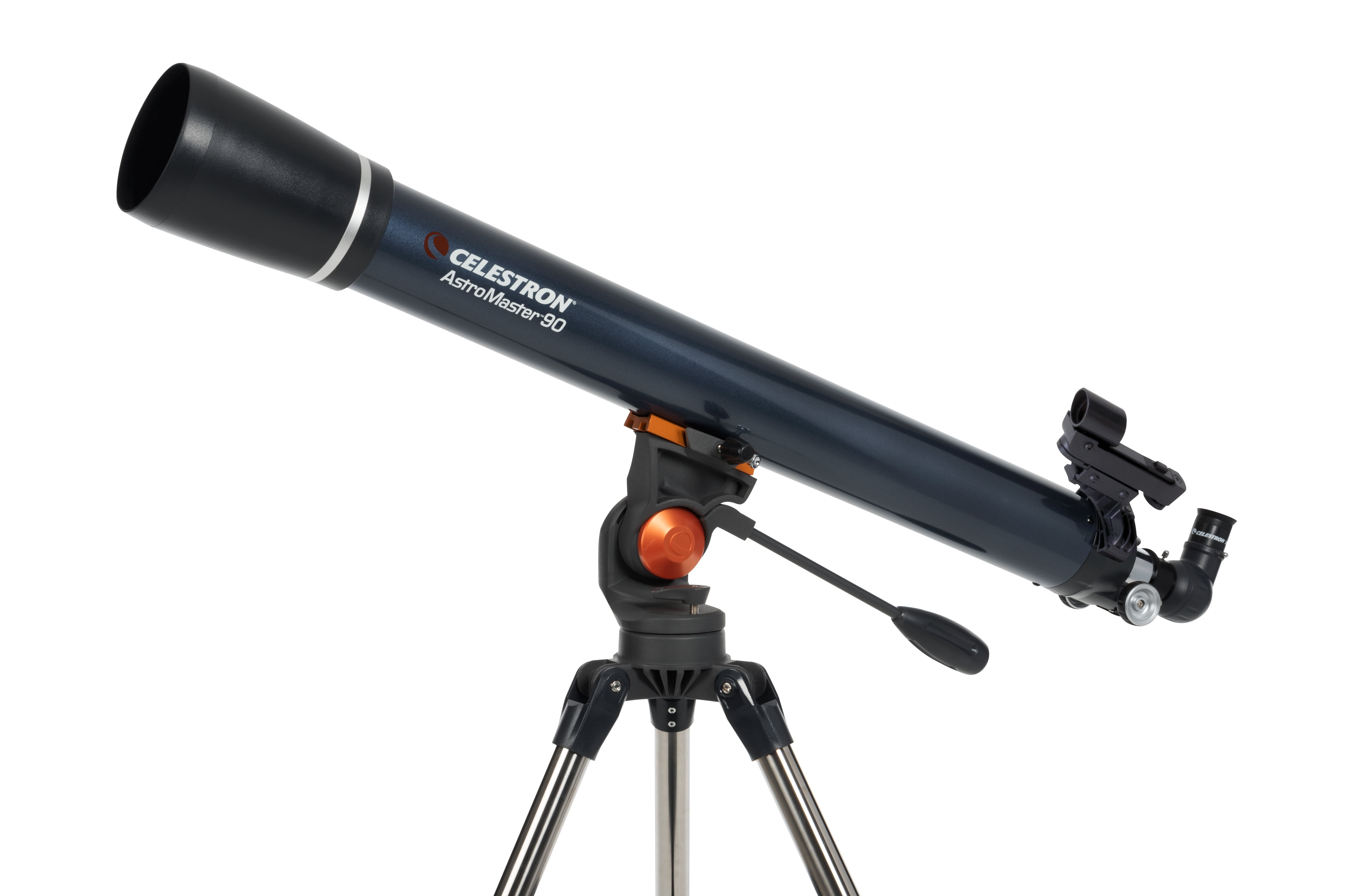 Celestron AstroMaster 90AZ Telescope with Smartphone Adapter & Bluetooth Remote
