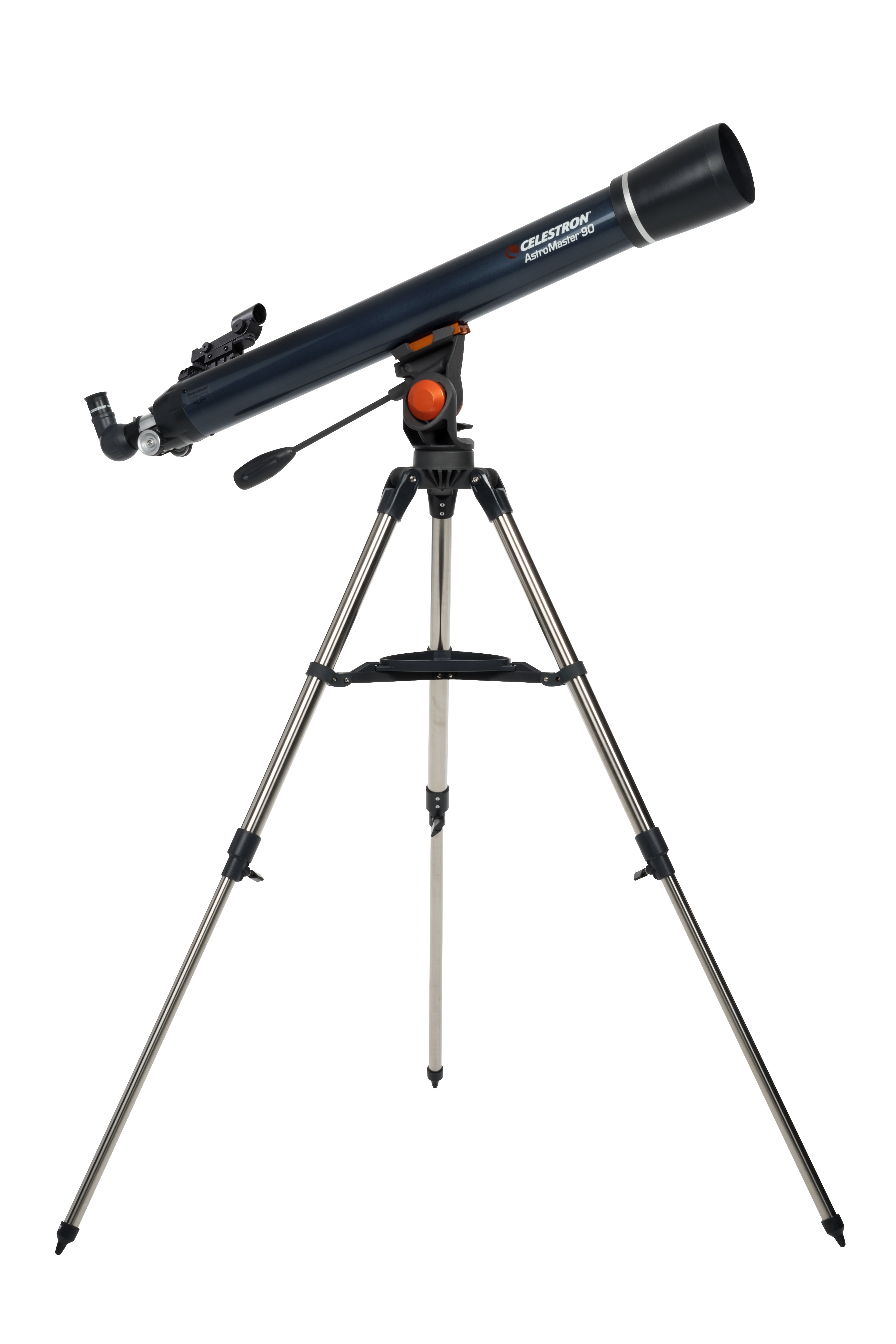 Celestron AstroMaster 90AZ Telescope with Smartphone Adapter & Bluetooth Remote