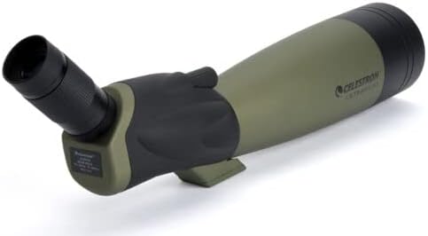 Celestron   Ultima 100 Angled Spotting Scope   22 66x Zoom Eyepiece   Multi Coated Optics for Bird Watching  Wildlife  Scenery and Hunting   Waterproof & Fogproof  Includes Soft Carrying Case