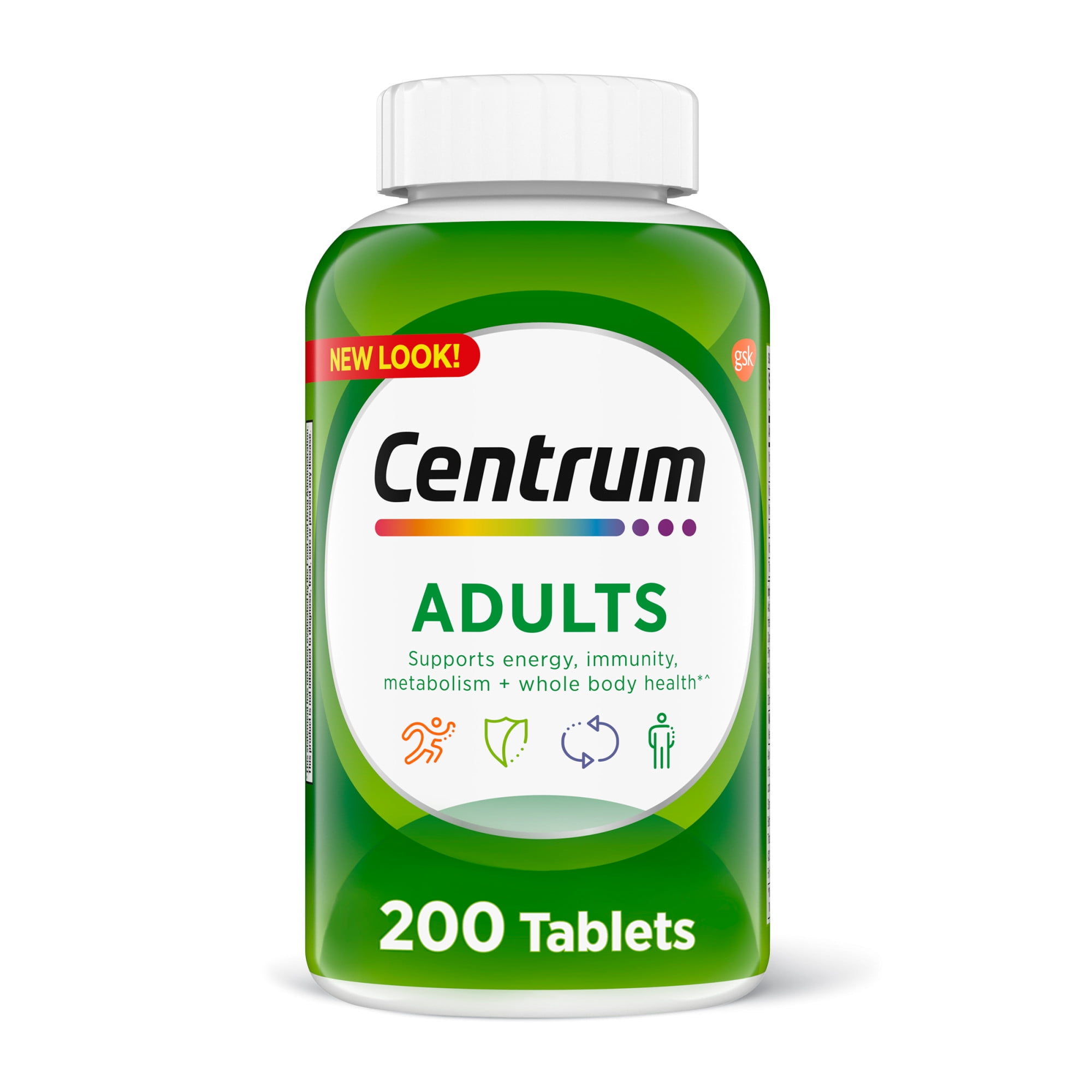 Centrum Adults Multivitamin with Vitamin B & D3  Tablets  200 Count