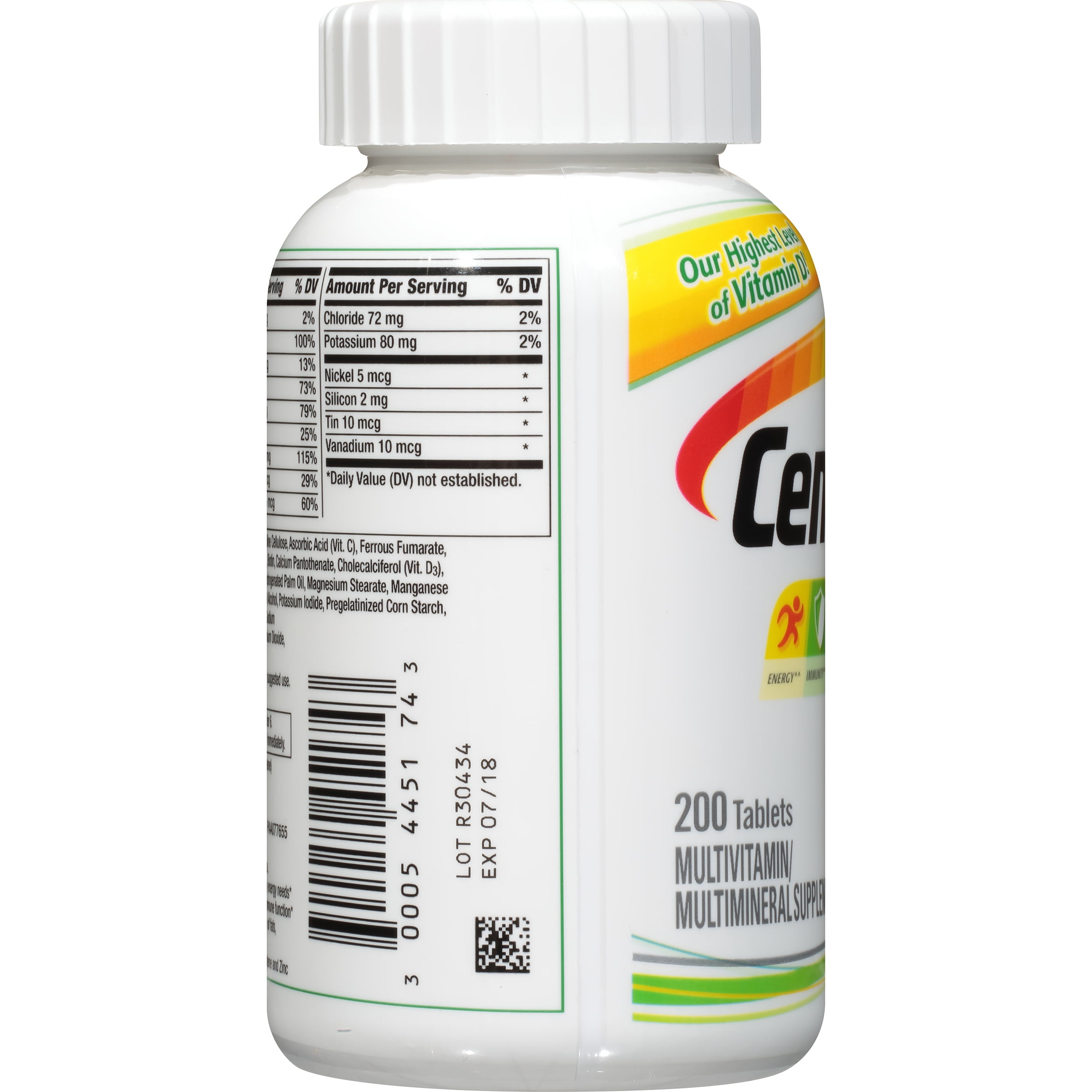 Centrum Adults Multivitamin with Vitamin B & D3  Tablets  200 Count