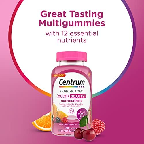 Centrum Multivitamin Gummy  100 Count  Pack of 1 