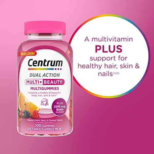 Centrum Multivitamin Gummy  100 Count  Pack of 1 