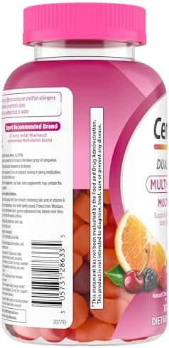 Centrum Multivitamin Gummy  100 Count  Pack of 1 