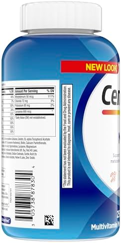 Centrum Multivitamin for Men  Multivitamin/Multimineral Supplement with Vitamin D3  B Vitamins and Antioxidants  Gluten Free  Non GMO Ingredients   250 Count