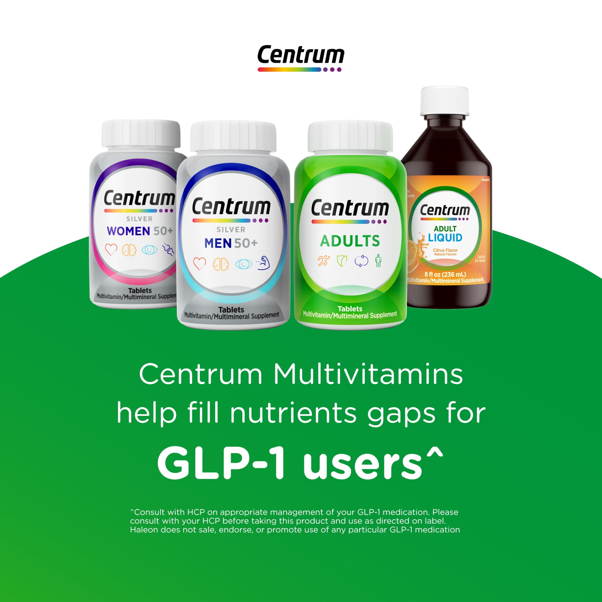Centrum Silver Adults 50 Plus Multivitamin With Vitamin B & D3   220 Count