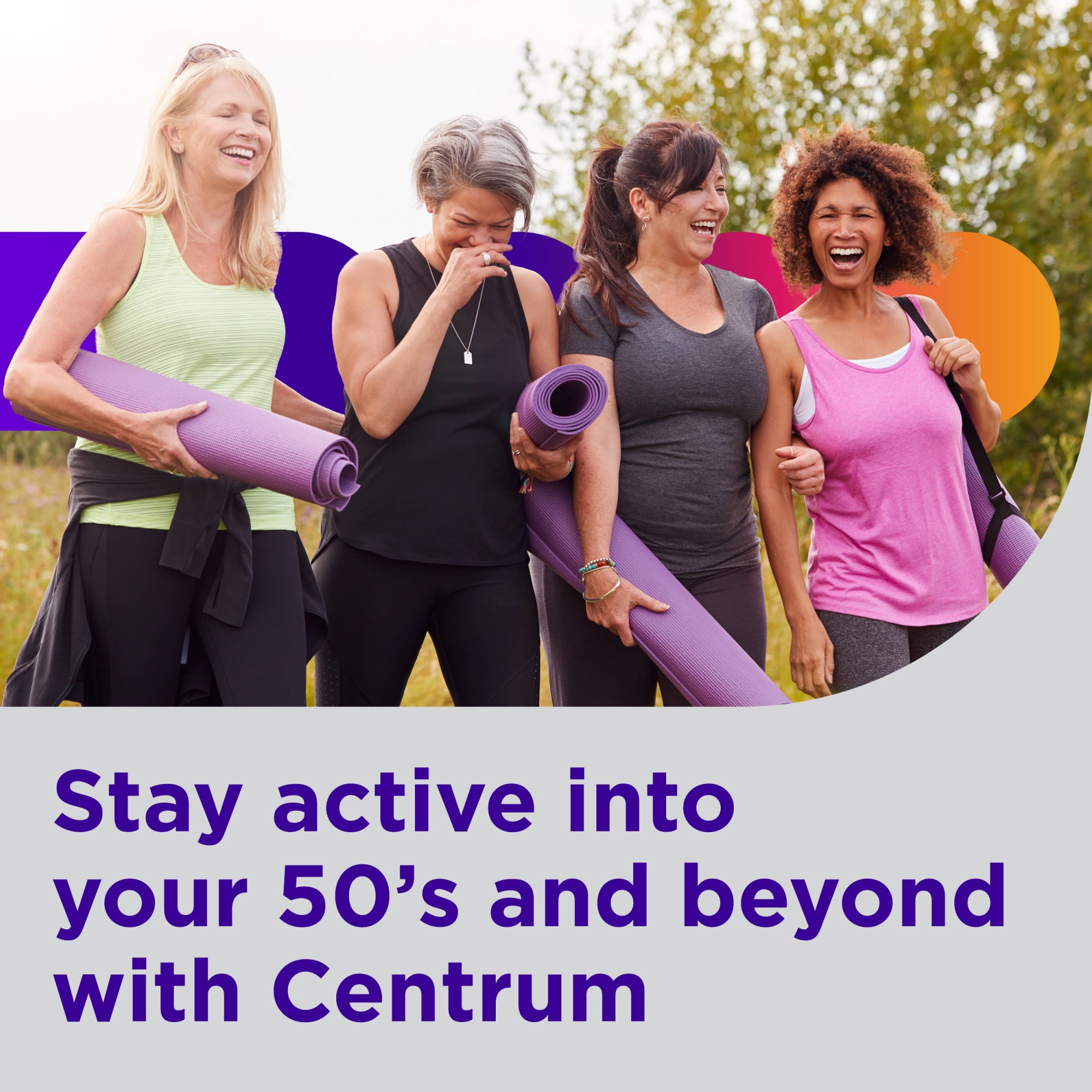 Centrum Silver Womens 50 Plus Multivitamin With Vitamin B  C  D3 & E  200 Count