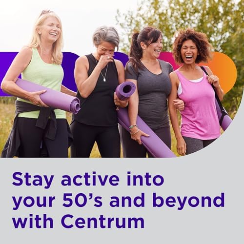 Centrum Silver Womens Multivitamin for Women 50 Plus  Multivitamin/Multimineral Supplement with Vitamin D3  B Vitamins  Non GMO Ingredients  Supports Memory and Cognition in Older Adults   200 Ct