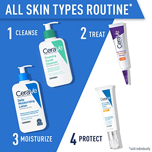 CeraVe Daily Moisturizing Lotion for Dry Skin  Body Lotion & Face Moisturizer with Hyaluronic Acid and Ceramides  Daily Moisturizer  Fragrance Free  Oil Free  19 Ounce