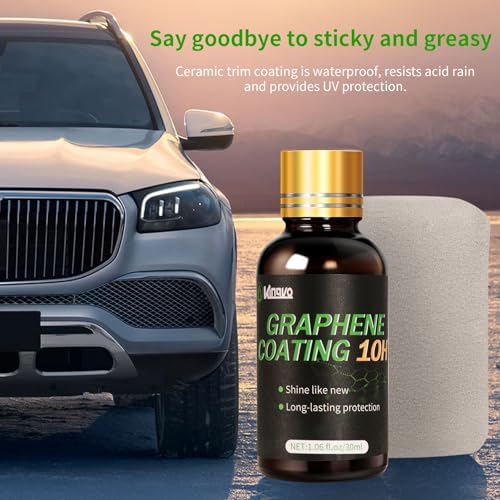 Ceramic Coating for Cars  Car Wax Polish Graphene Ceramic Wax Crystal Trim Coat for Car Detailing Auto Paint Scratch Resistant 30ML
