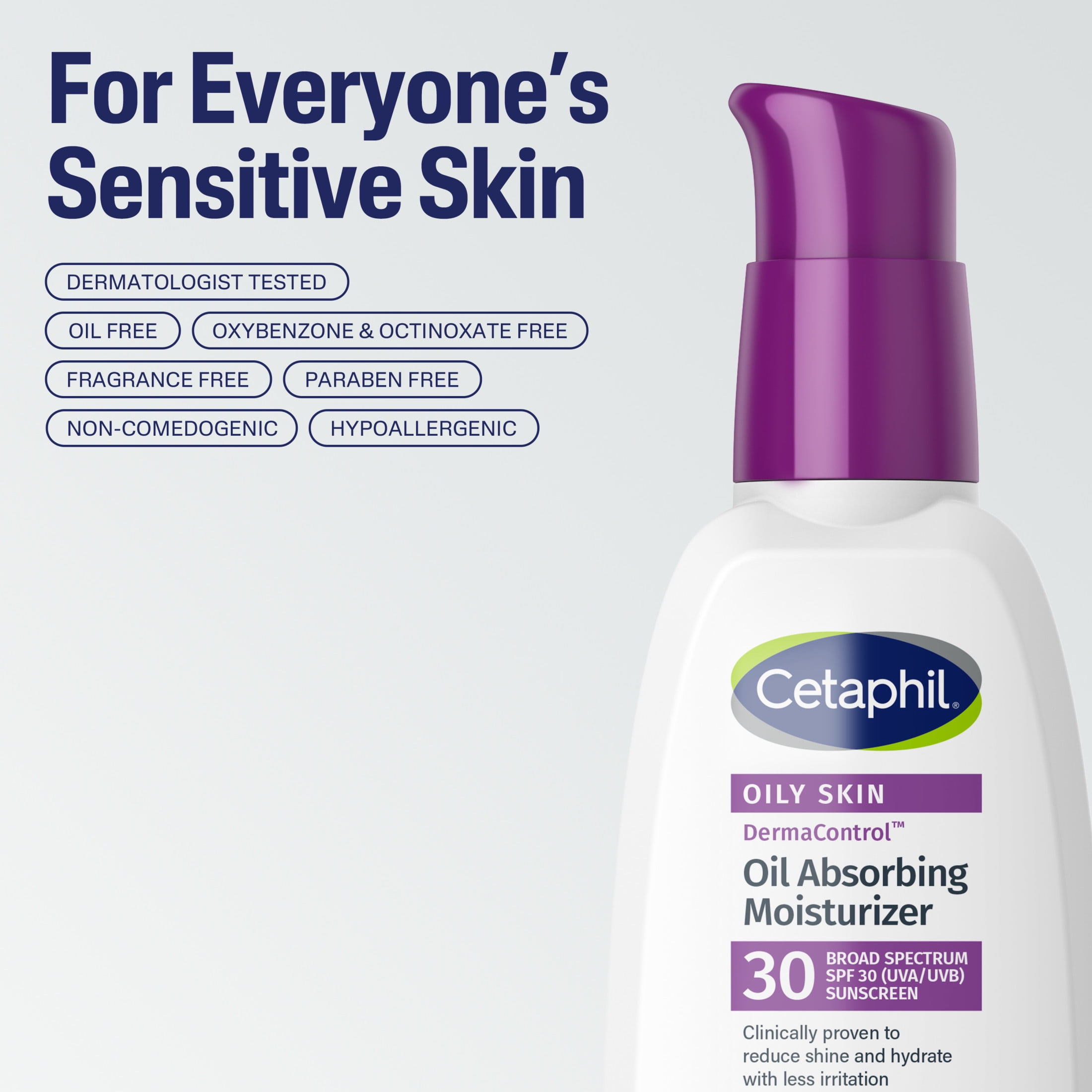 Cetaphil Derma Control Oil Absorbing Moisturizer SPF 30  4 fl oz