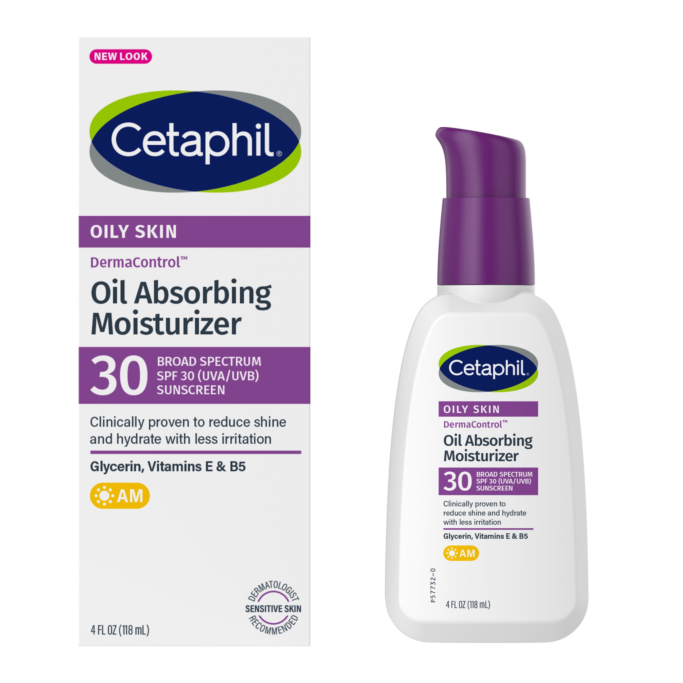 Cetaphil Derma Control Oil Absorbing Moisturizer SPF 30  4 fl oz