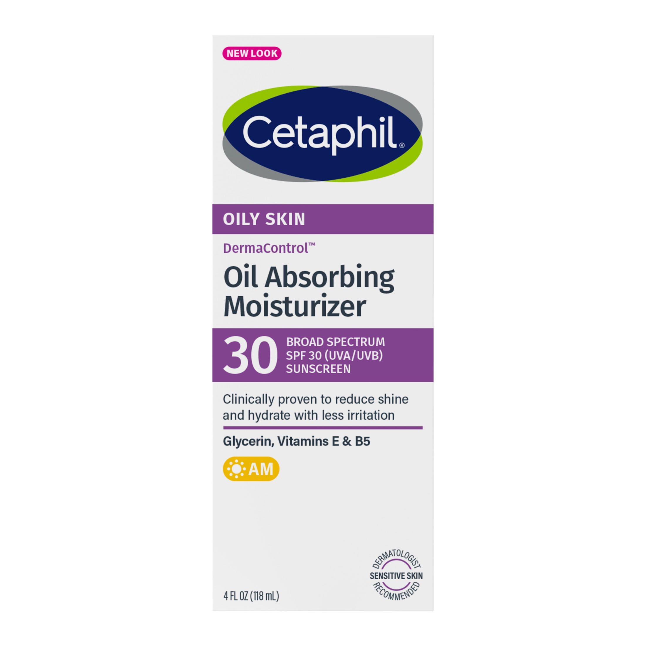 Cetaphil Derma Control Oil Absorbing Moisturizer SPF 30  4 fl oz