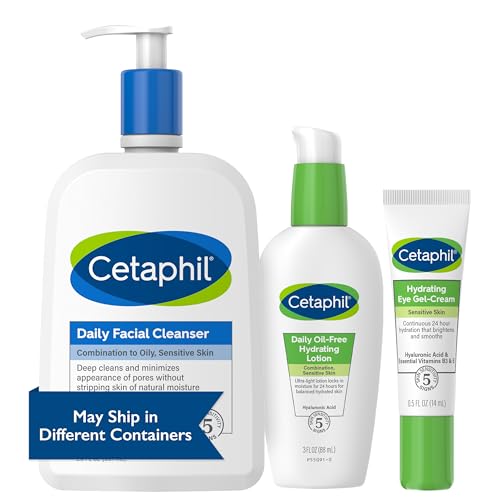 Cetaphil Face Wash  Daily Facial Cleanser for Sensitive  Combination to Oily Skin  20 oz  Gentle Foaming  Soap Free  Hypoallergenic