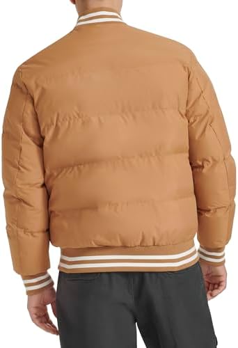 Champion Mens Varsity Bomber Puffer Jacket