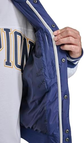 Champion Mens Varsity Bomber Puffer Jacket