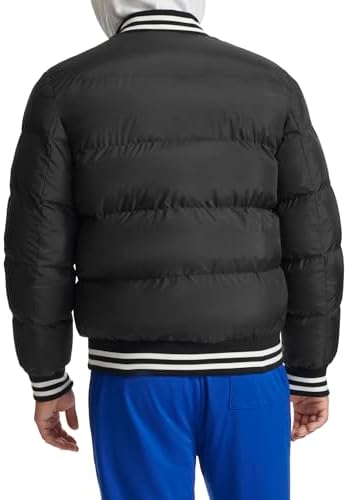 Champion Mens Varsity Bomber Puffer Jacket