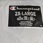Champion X NASA Jacket Mens 2XL Gold Hooded Metallic Space Puffer USA Flag 1919