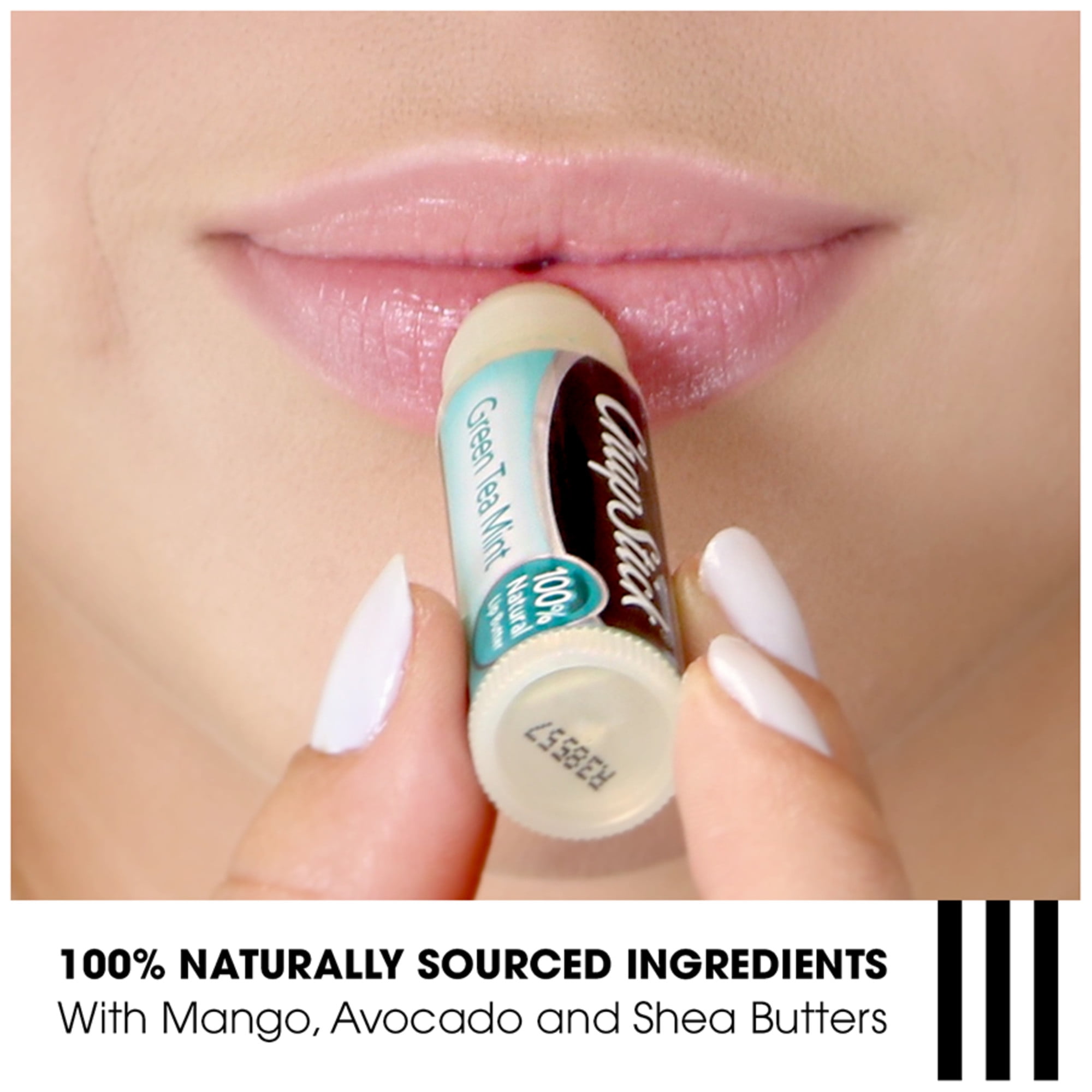 ChapStick 100 Percent Natural Lip Butter  Green Tea Mint Flavored  0 15 Oz