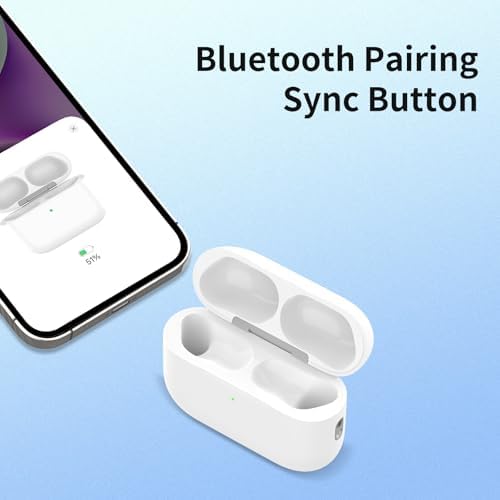Charging Case Replacement for AirPods Pro 3  2025 Release   700mAh Portable Charger with Bluetooth Pairing Sync Button  Earbuds Not Included 