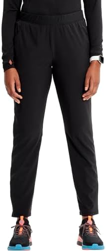 TALLA S - Cherokee Infinity Womens Pull On Cargo Scrub Pants  Mid Rise  5 Zip Pockets  Drawstring Waist with Tapered Leg   IN120A