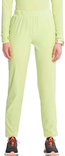 TALLA S - Cherokee Infinity Womens Pull On Cargo Scrub Pants  Mid Rise  5 Zip Pockets  Drawstring Waist with Tapered Leg   IN120A