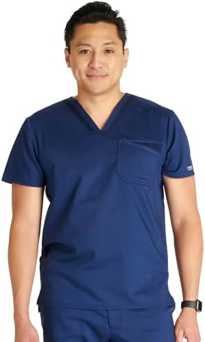 Cherokee Men Scrubs Top Workwear Revolution V Neck WW751