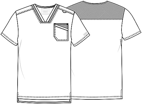 Cherokee Men Scrubs Top Workwear Revolution V Neck WW751