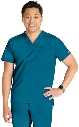 Cherokee Men Scrubs Top Workwear Revolution V Neck WW751