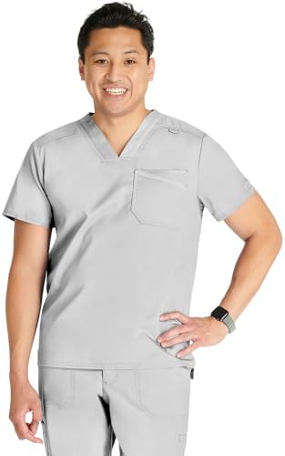 Cherokee Men Scrubs Top Workwear Revolution V Neck WW751