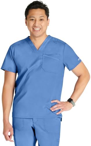 Cherokee Men Scrubs Top Workwear Revolution V Neck WW751